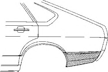 VAN WEZEL 5807133 -  Боковина